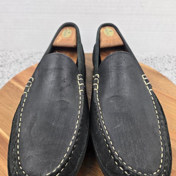 Allen Edmonds Mens 11.5D Interstate 90 Black Leather Casual Driving Moc Loafer main image 11